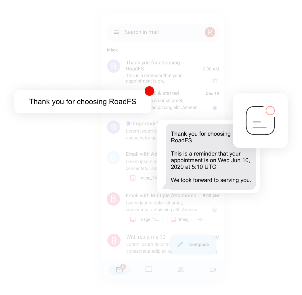 Email / Text Notifications