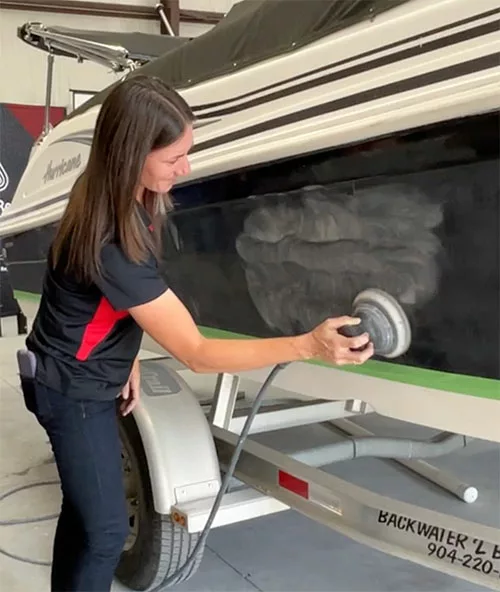 Gelcoat Repair - Boat oxidation - boat detailing