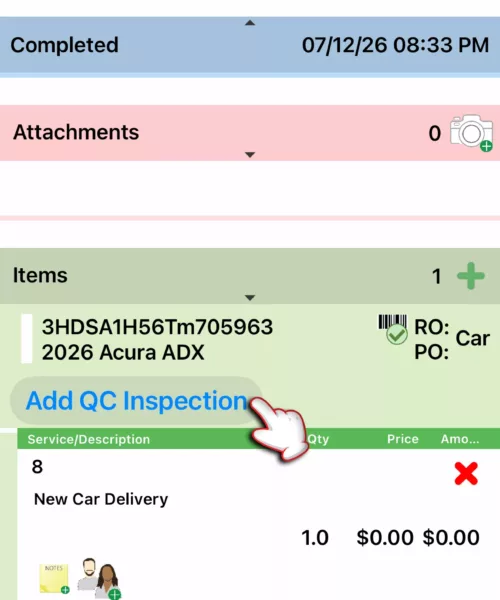 RoadFS CRM - QA Inspections for autos